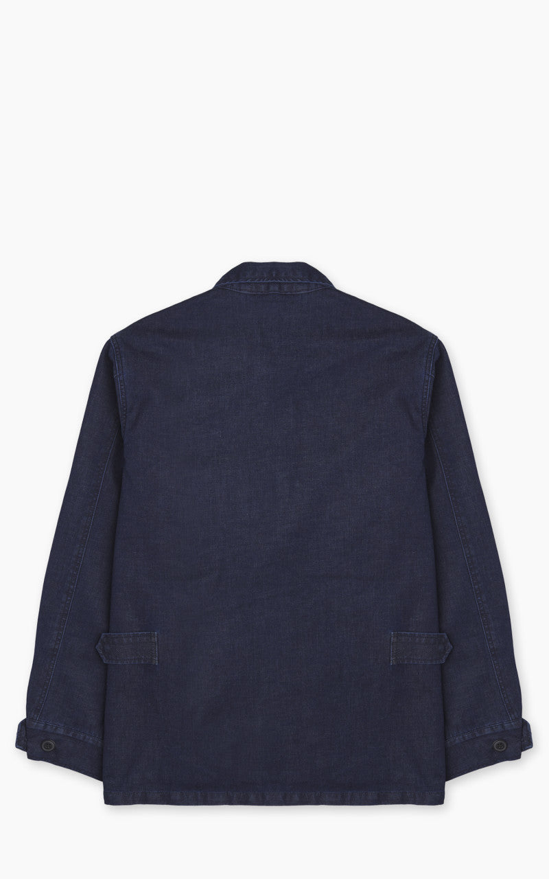 Houston Denim Fatigue Jacket Indigo One Wash