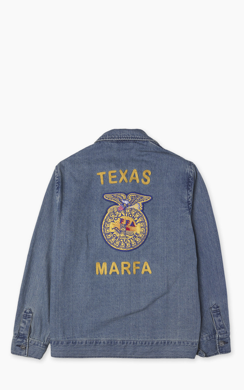 Houston Denim FFA Jacket Indigo Vintage Wash
