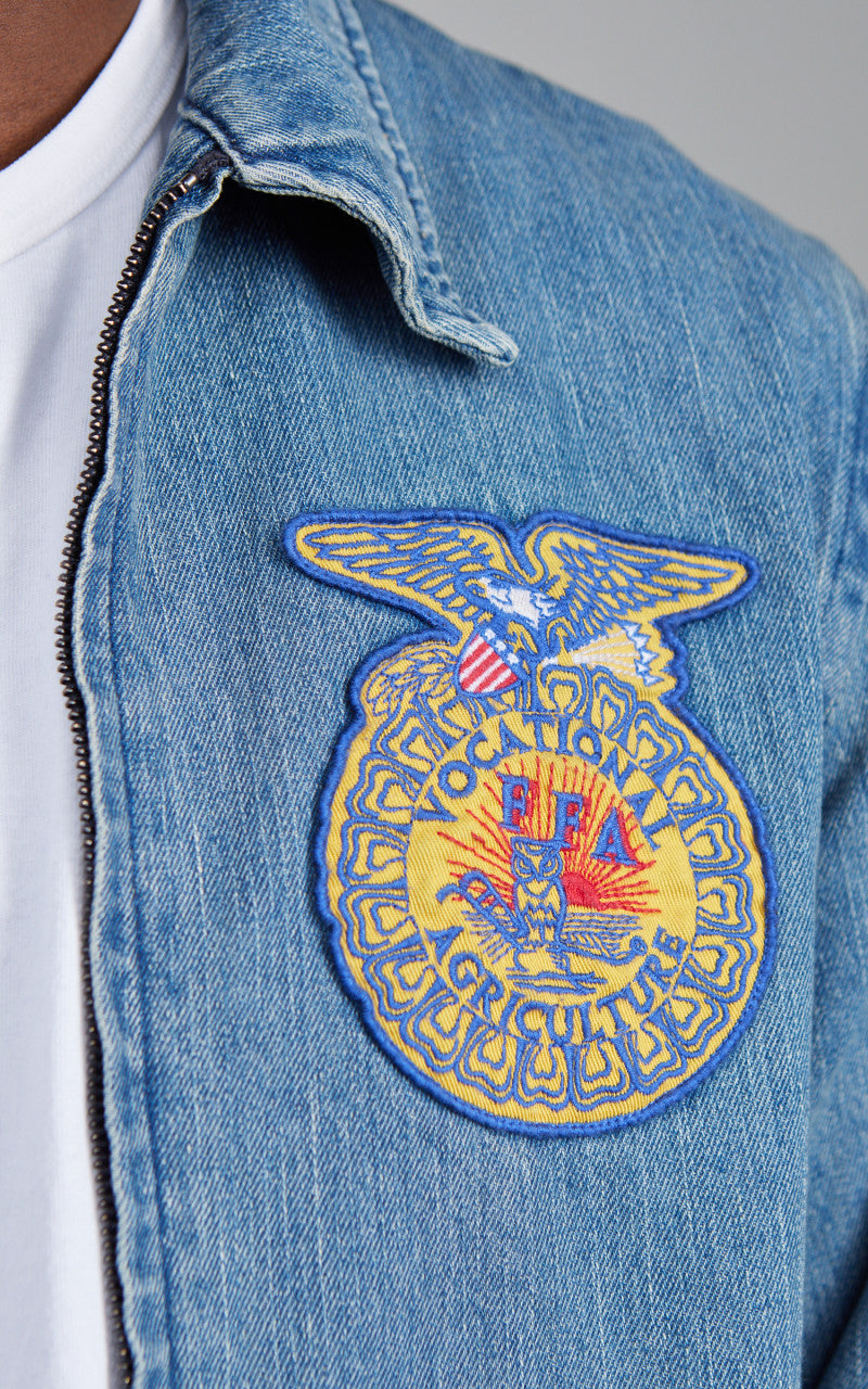 Houston Denim FFA Jacket Indigo Vintage Wash