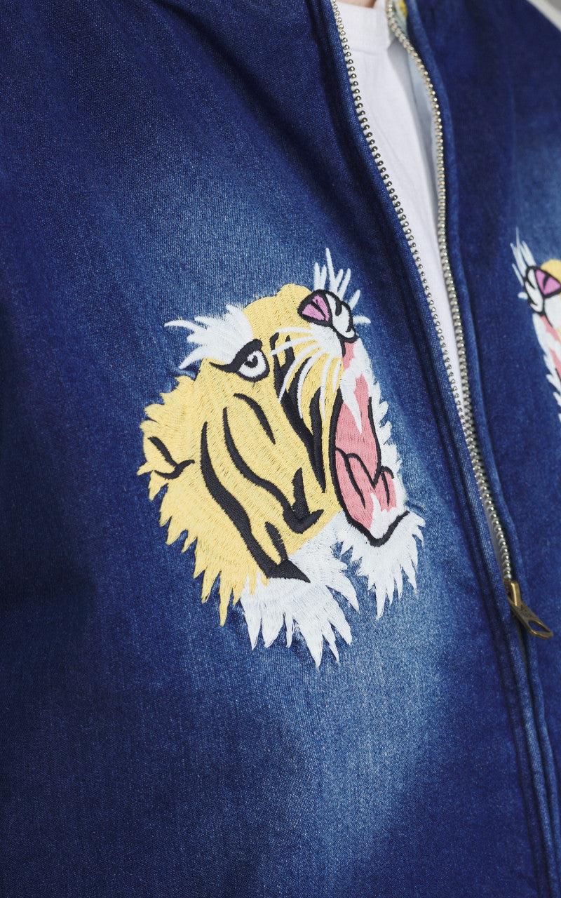 Houston Souvenir Jacket Tiger Indigo