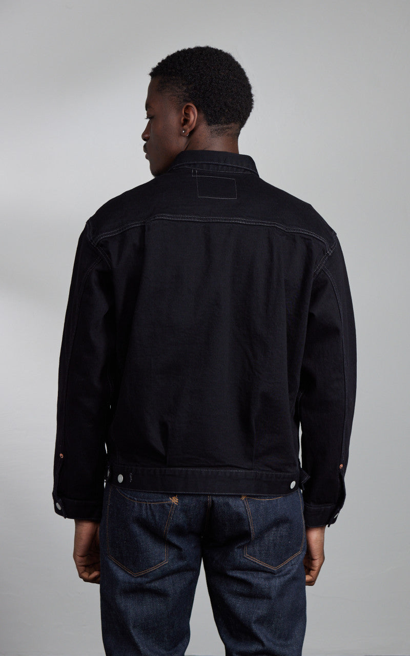 Houston Cone Denim Type 2 Denim Jacket Black One Wash