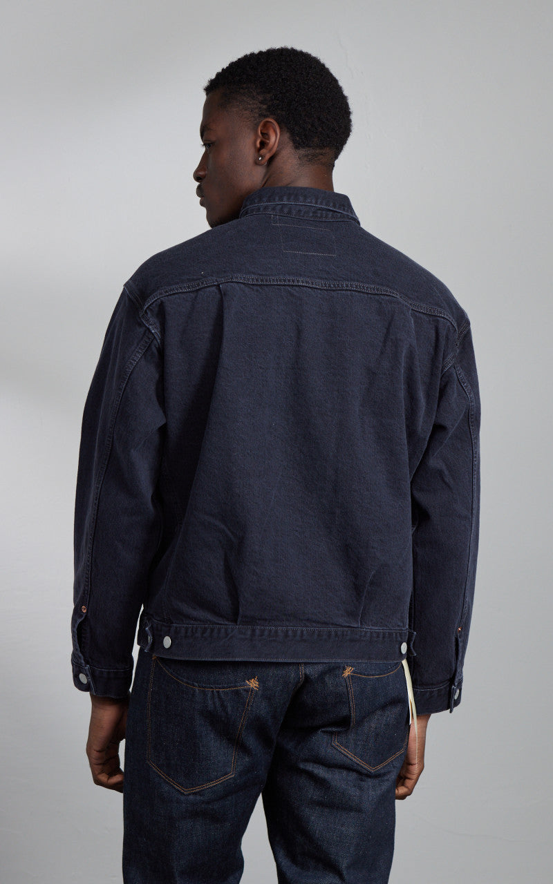 Houston Cone Denim Type 2 Denim Jacket Black Vintage Wash