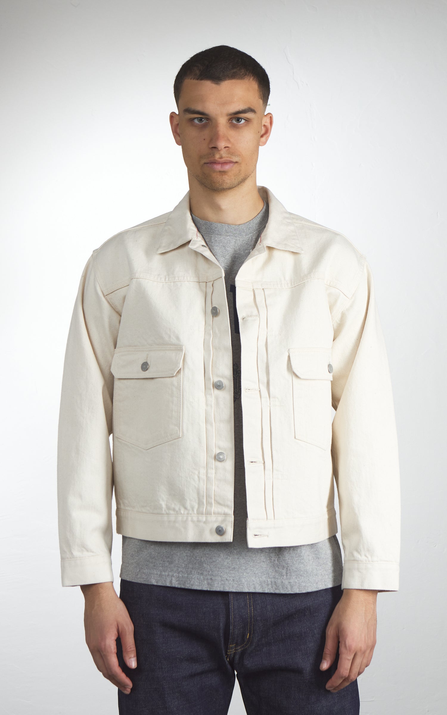 Houston Type 2 Selvedge Denim Jacket Natural