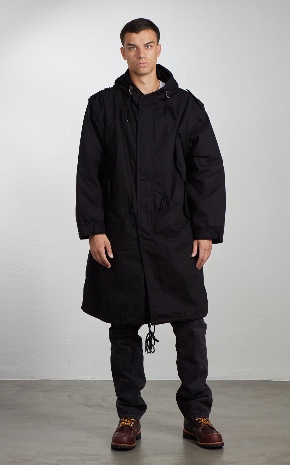 Houston US M51 Fishtail Parka Lined Black