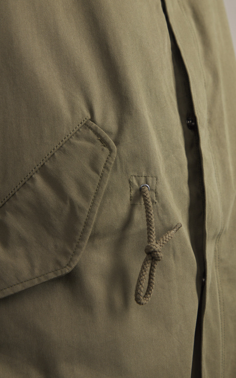 Houston US M65 Fishtail Parka Hooded Olive Drab