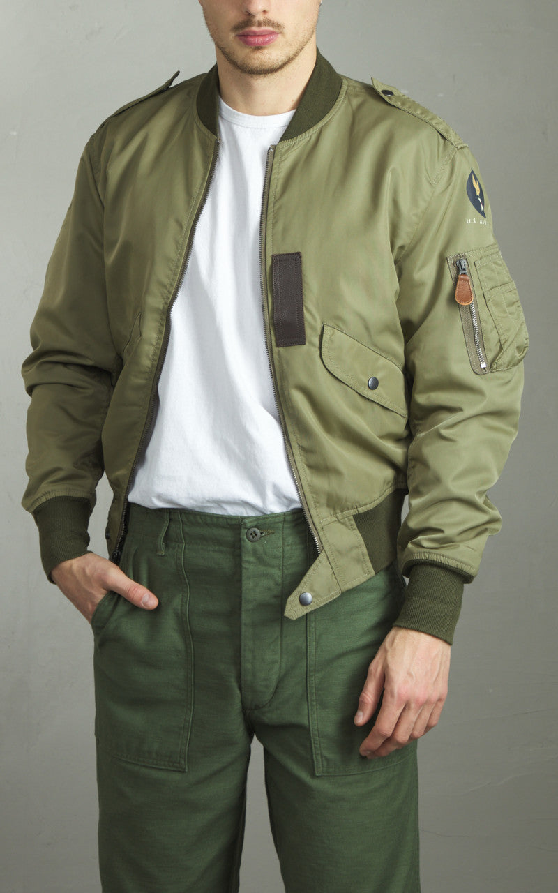 Houston L-2 Flight Jacket Olive Drab