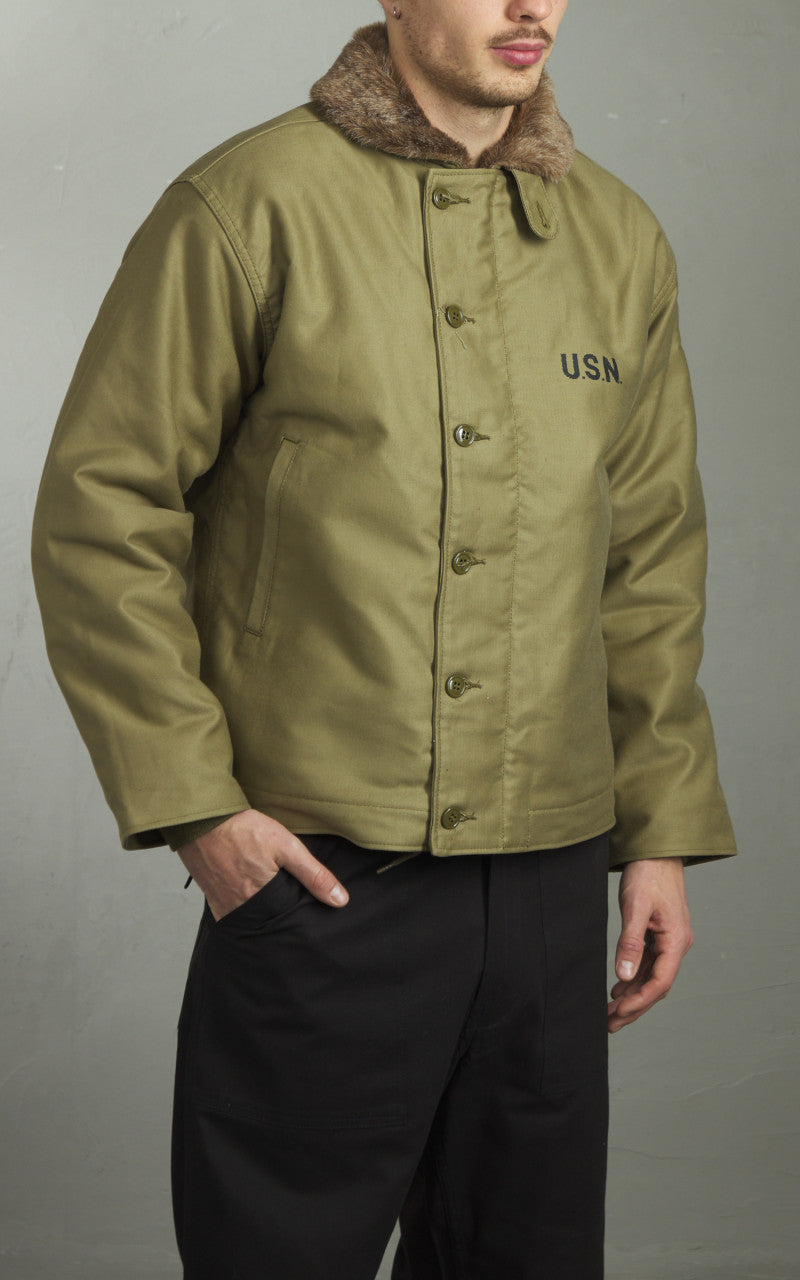 Houston 5N-1 Deck Jacket Heavy Pique Tan