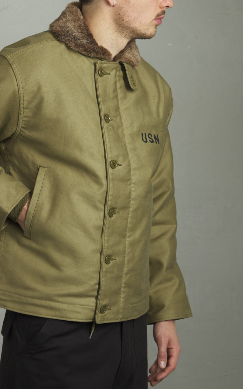 Houston 5N-1 Deck Jacket Heavy Pique Tan