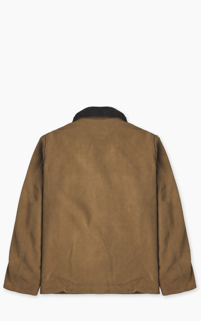 Houston N-1 Deck Jacket Suede Camel