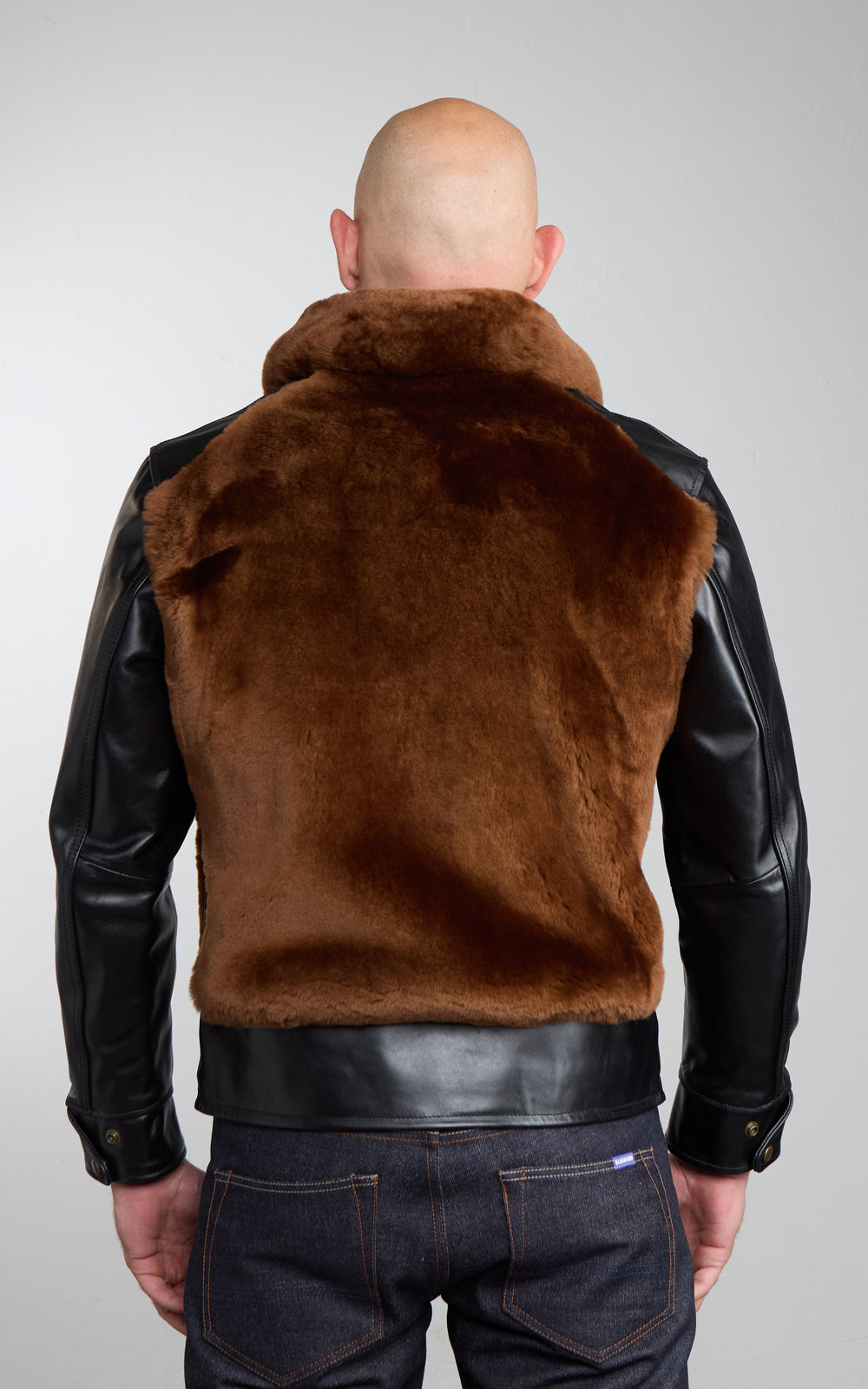 Houston Mouton Grizzly Jacket Brown