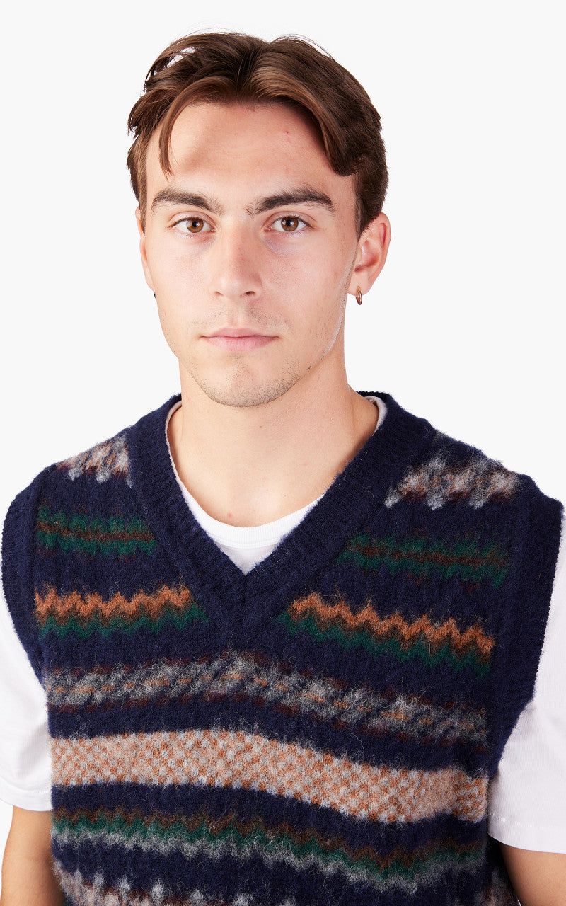 Howlin' A Magic Eye Vest Navy