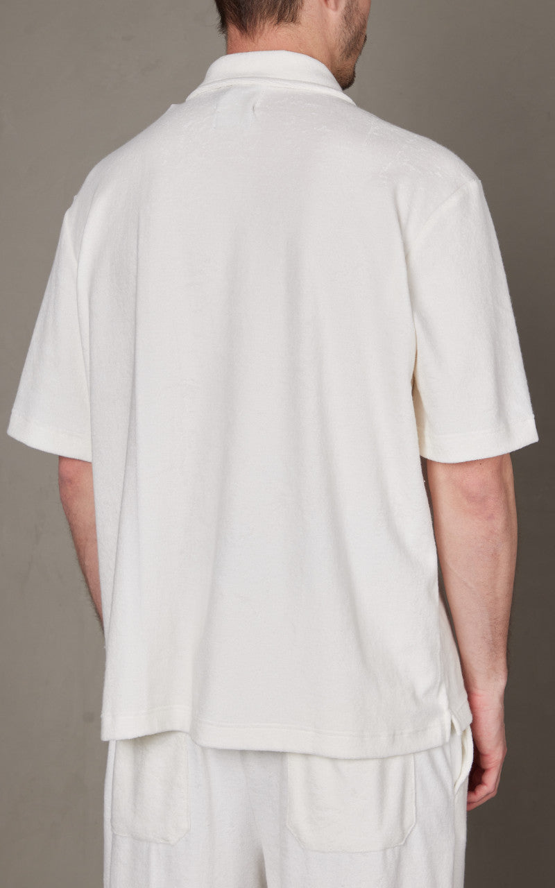 Howlin' Cocktail In Towel Shirt Ecru