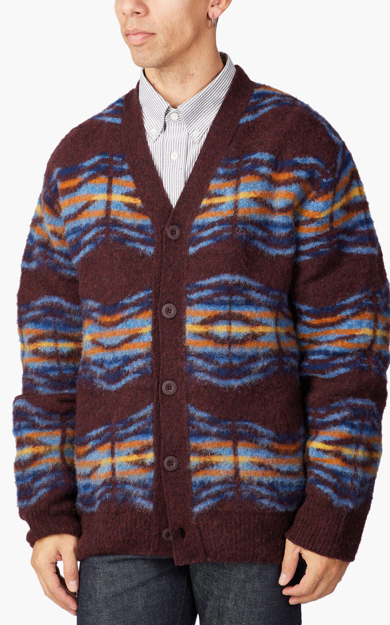 Howlin' Out Of This World Cardigan Bordeaux