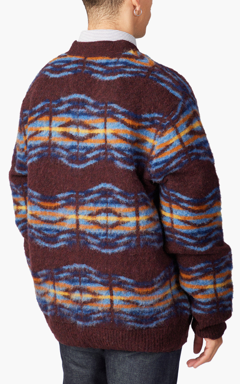 Howlin' Out Of This World Cardigan Bordeaux