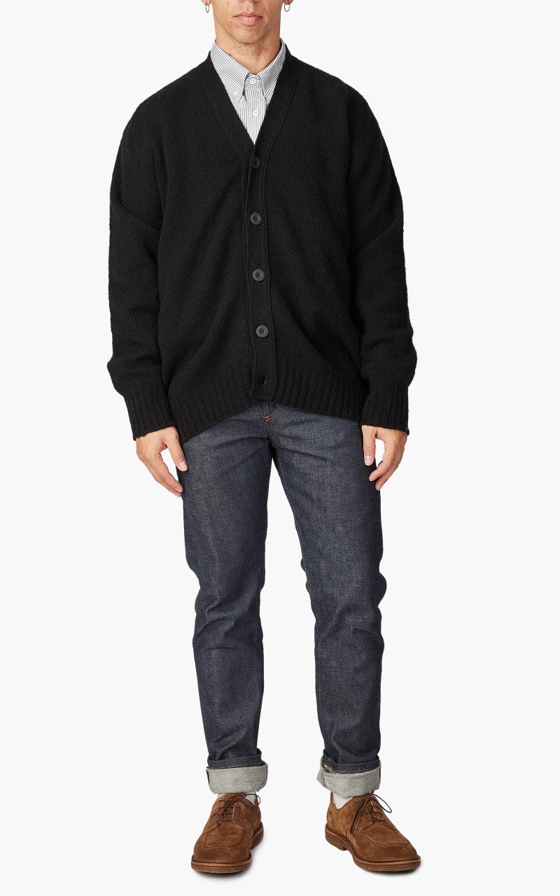 Howlin' Shaggy Bear Cardigan Black