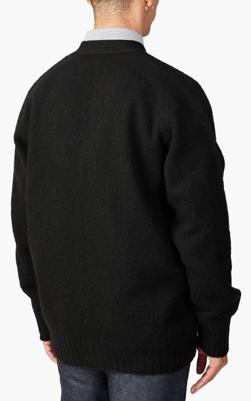 Howlin' Shaggy Bear Cardigan Black