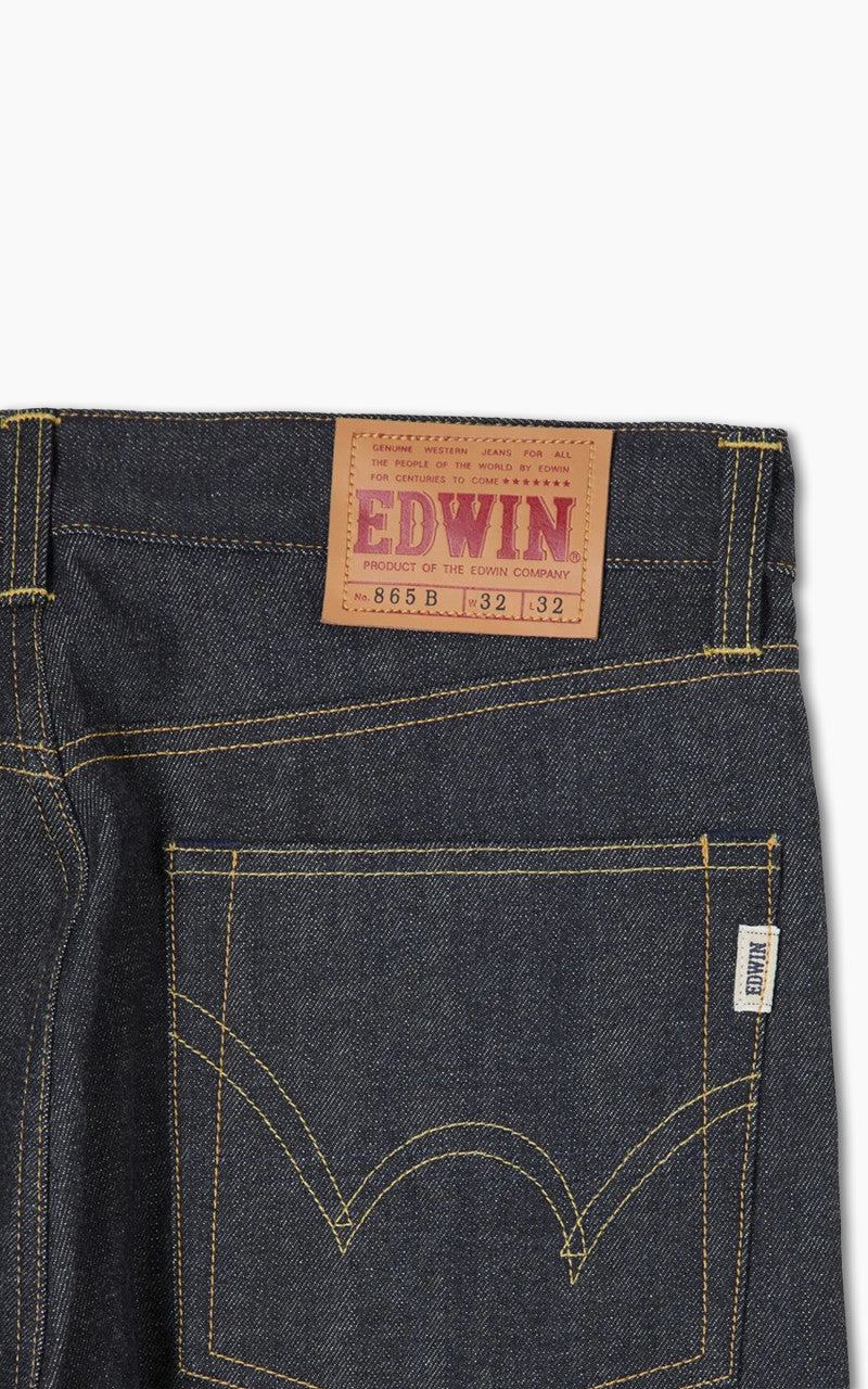 Edwin Nashville Red Listed Selvage Denim Blue Unwashed 14oz