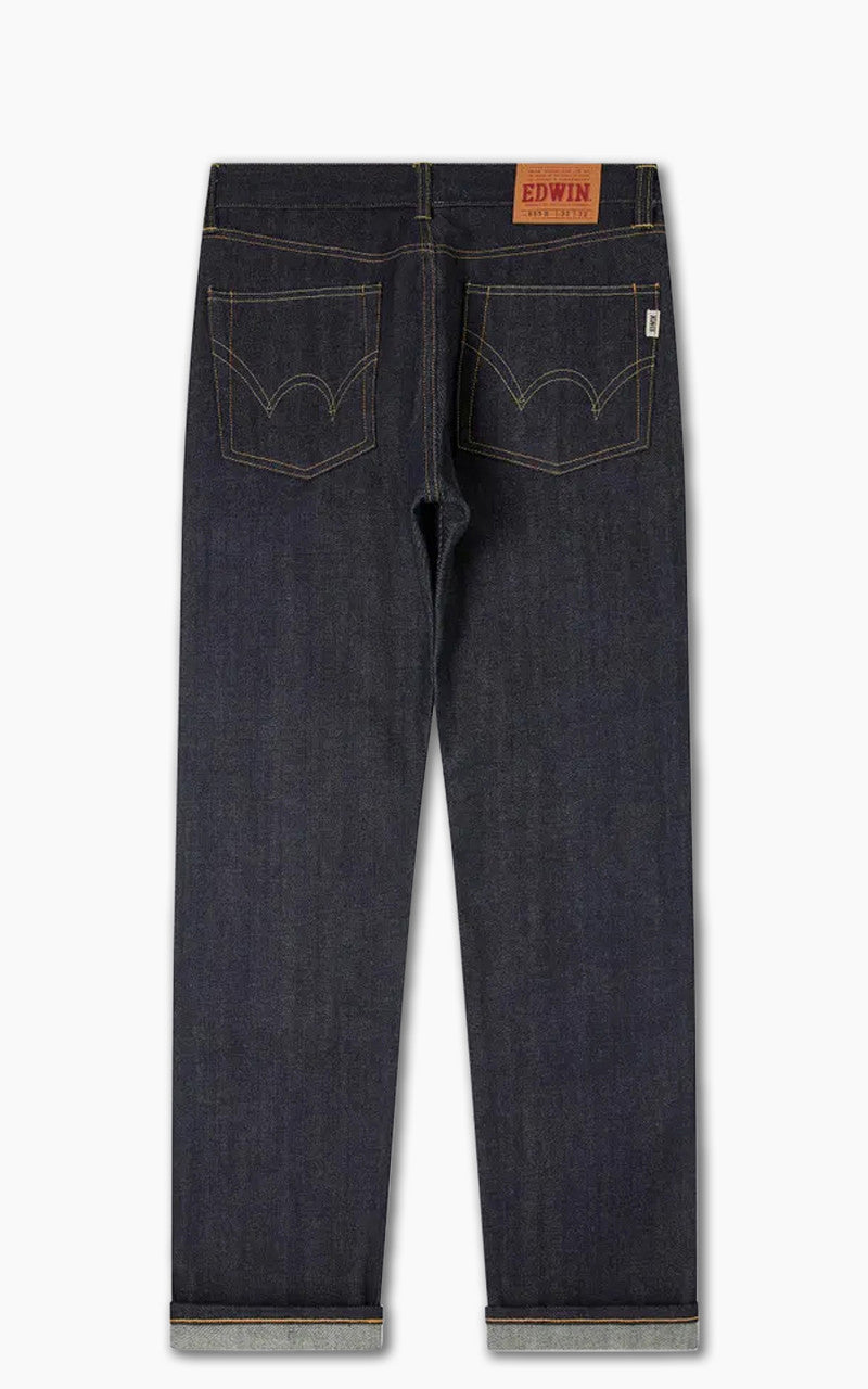 Edwin Nashville Red Listed Selvage Denim Blue Unwashed 14oz