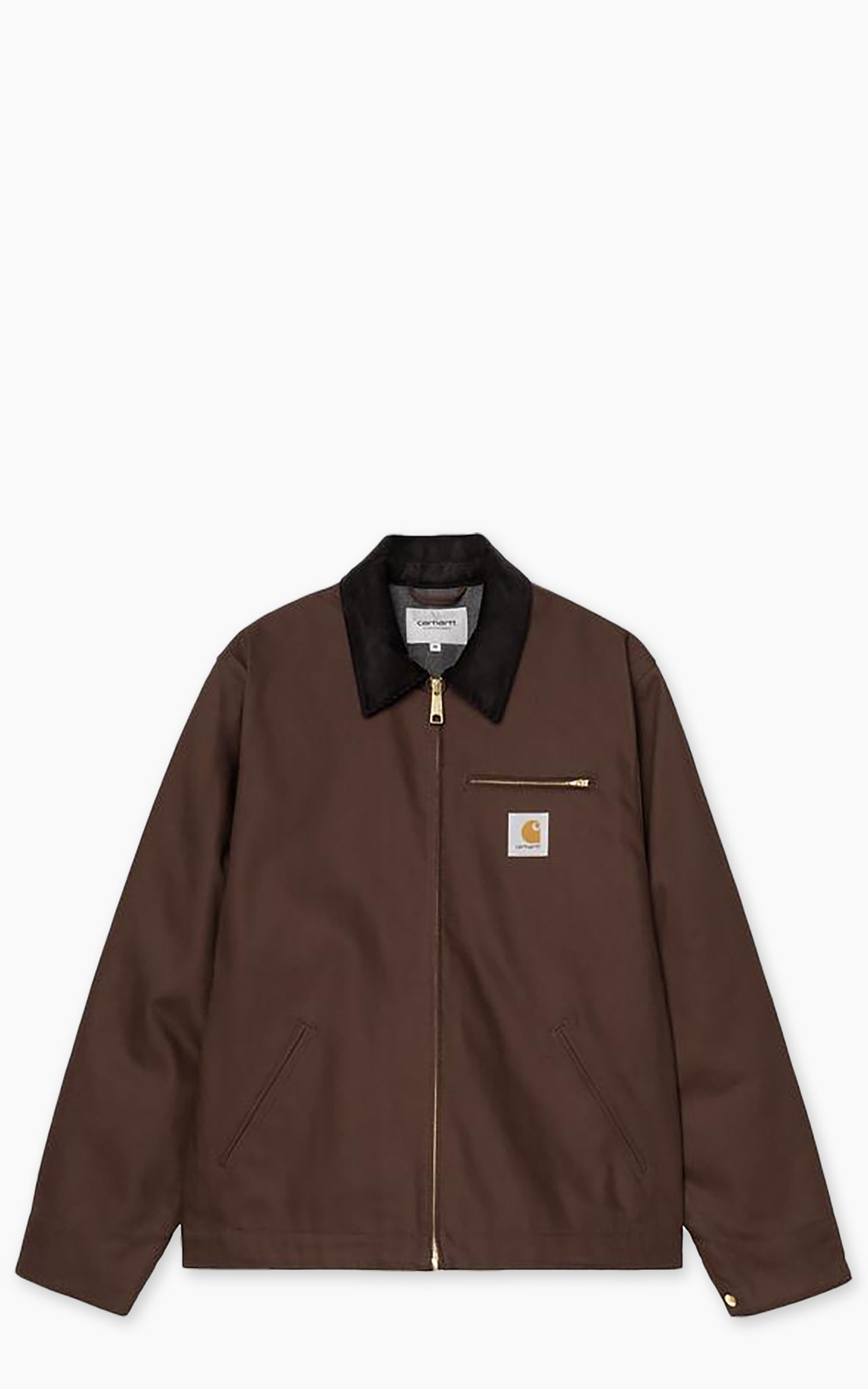 Carhartt WIP Detroit Jacket Winter Dearborn Canvas Rigid Tobacco/Black