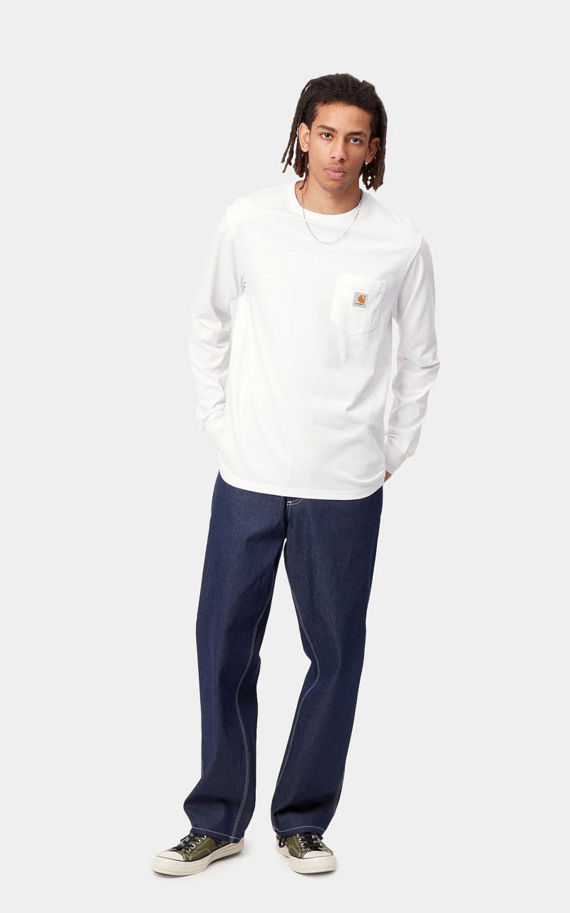 Carhartt WIP L/S Pocket T-Shirt White