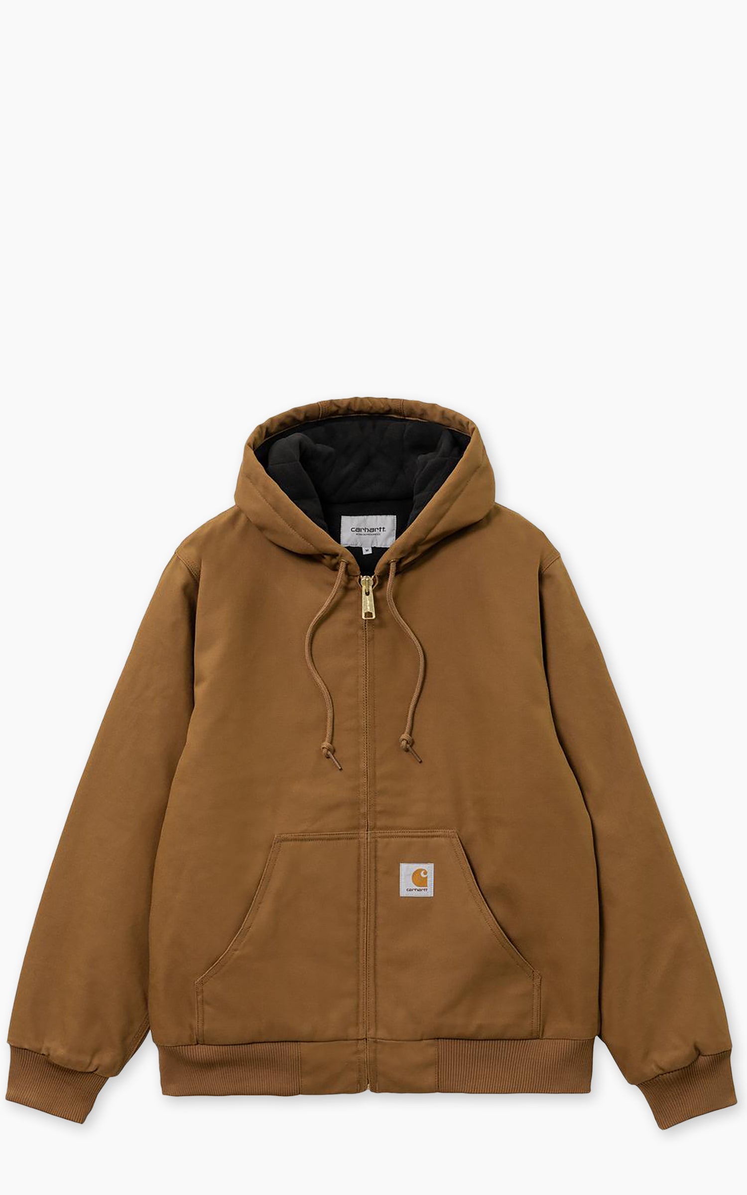 Carhartt WIP Active Jacket Winter Dearborn Canvas Rigid Hamilton Brown
