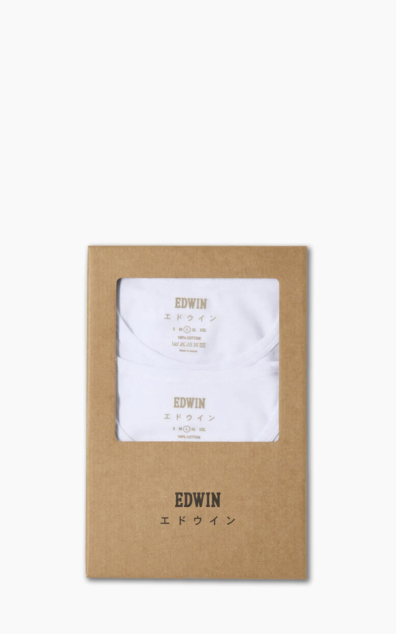 Edwin 2-Pack Tee White