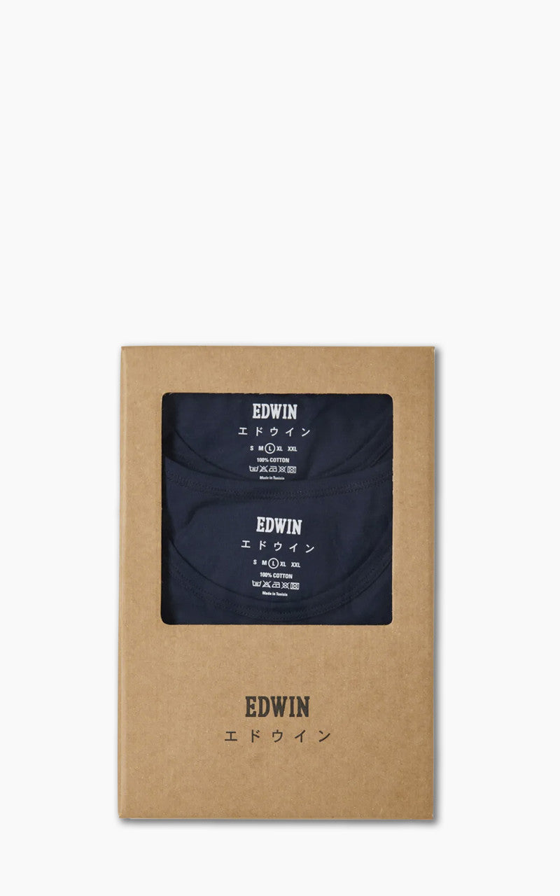 Edwin 2-Pack Tee Navy