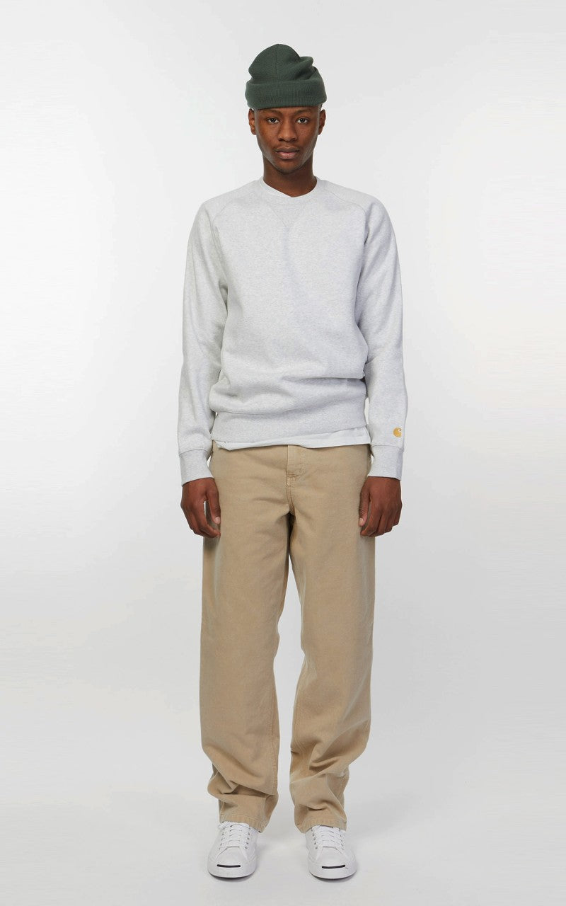 Carhartt WIP Chase Sweatshirt Ash Heather /Gold