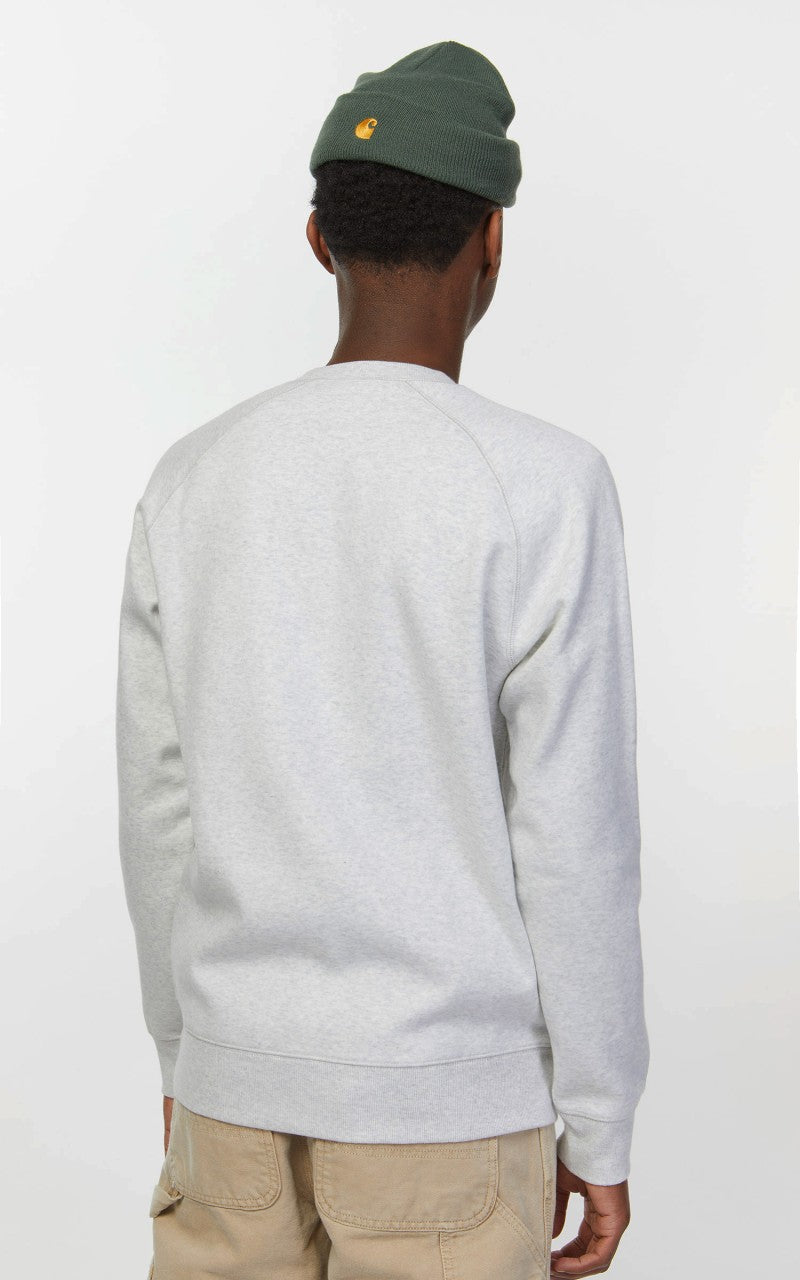 Carhartt WIP Chase Sweatshirt Ash Heather /Gold