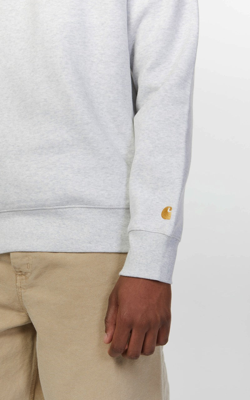 Carhartt WIP Chase Sweatshirt Ash Heather /Gold