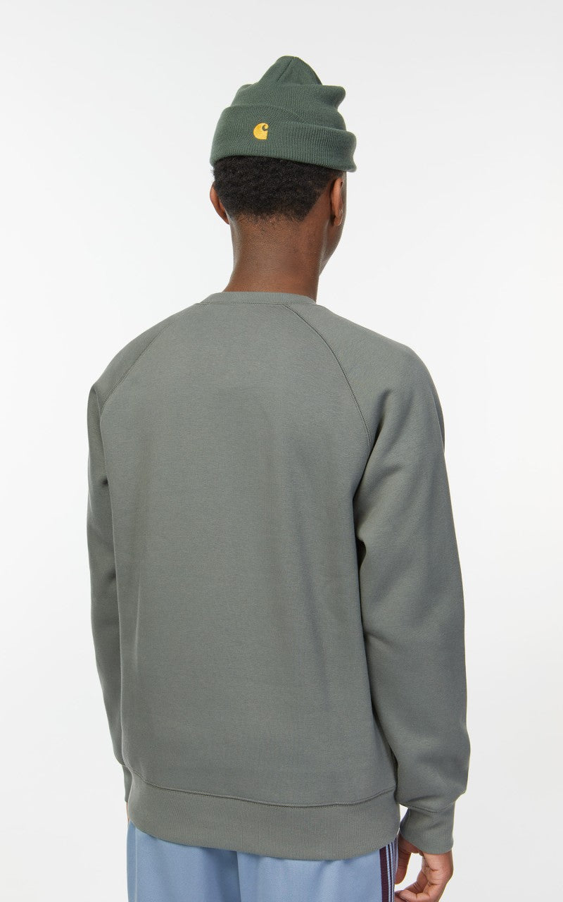 Carhartt WIP Chase Sweatshirt Thyme/Gold