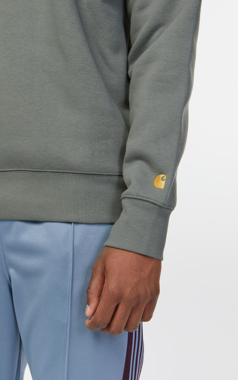 Carhartt WIP Chase Sweatshirt Thyme/Gold