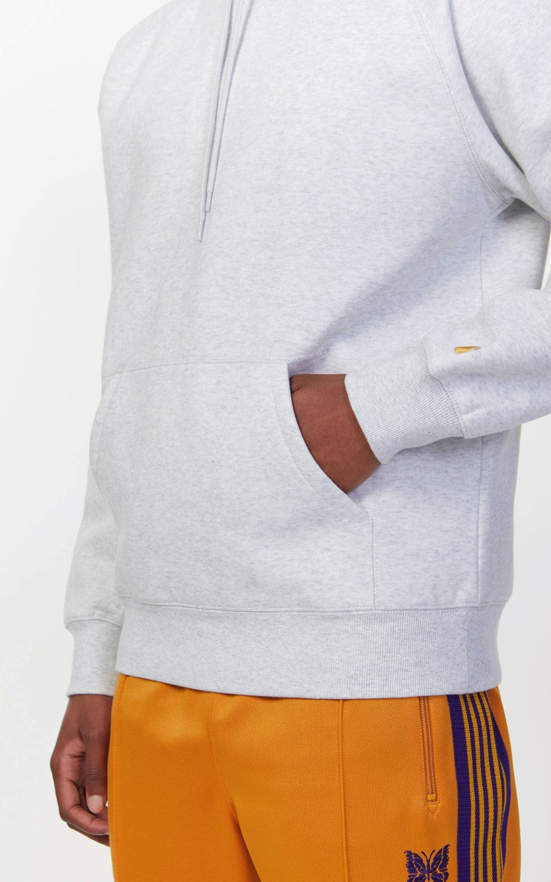 Carhartt WIP Hooded Chase Sweatshirt Ash Heather/Gold