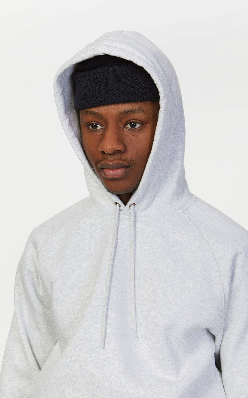 Carhartt WIP Hooded Chase Sweatshirt Ash Heather/Gold