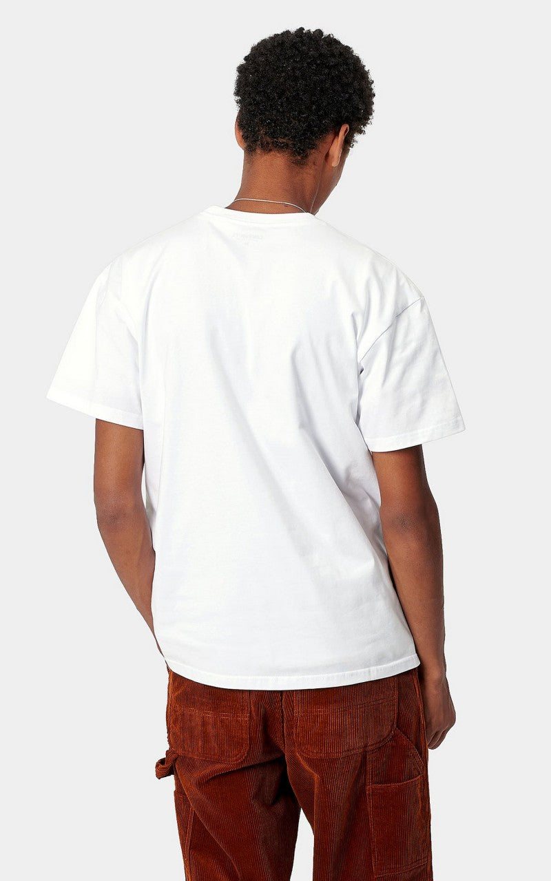 Carhartt WIP S/S Chase T-Shirt White/Gold