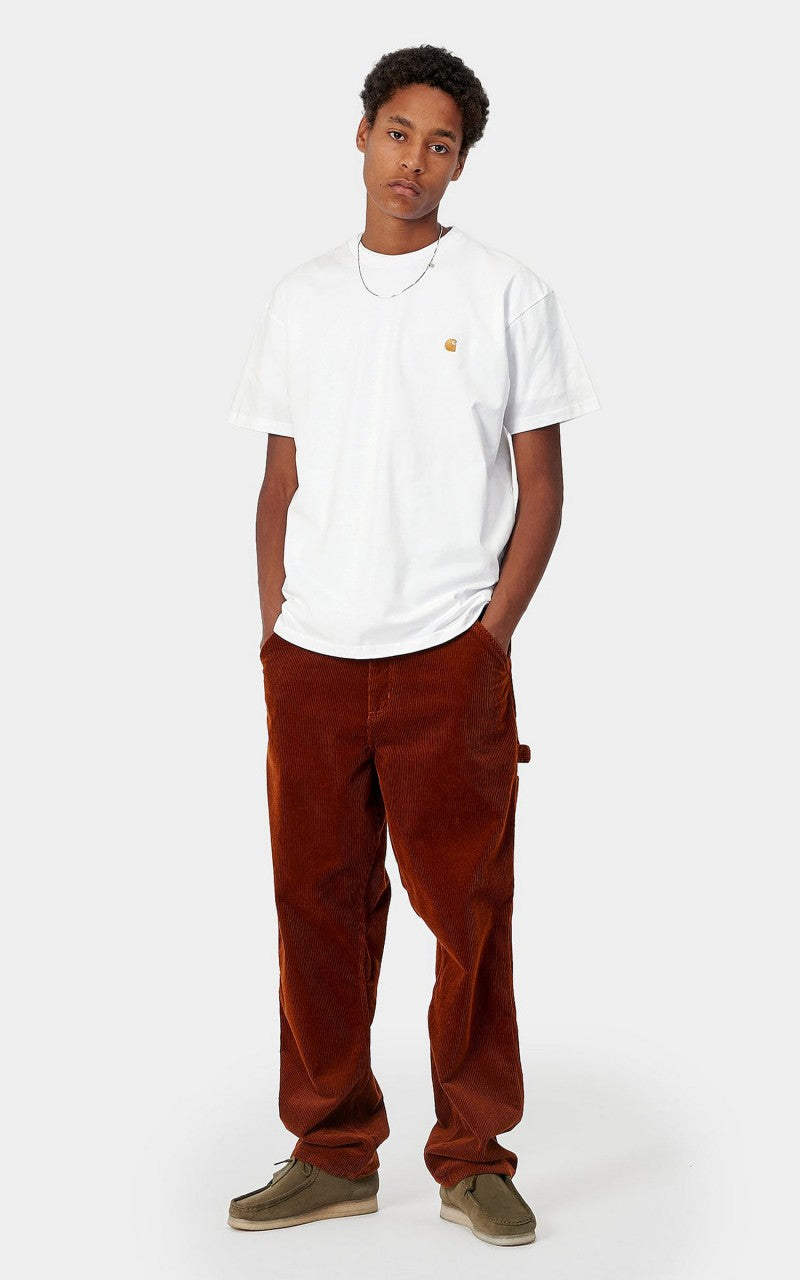 Carhartt WIP S/S Chase T-Shirt White/Gold