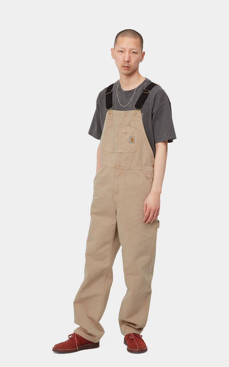 Carhartt WIP Bib Overall Dusty H Brown Faded