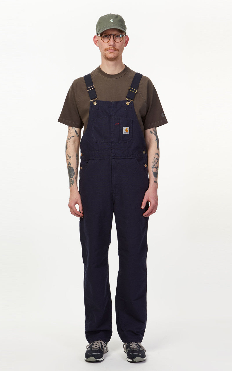 Carhartt WIP Bib Overall Dark Navy Rinsed