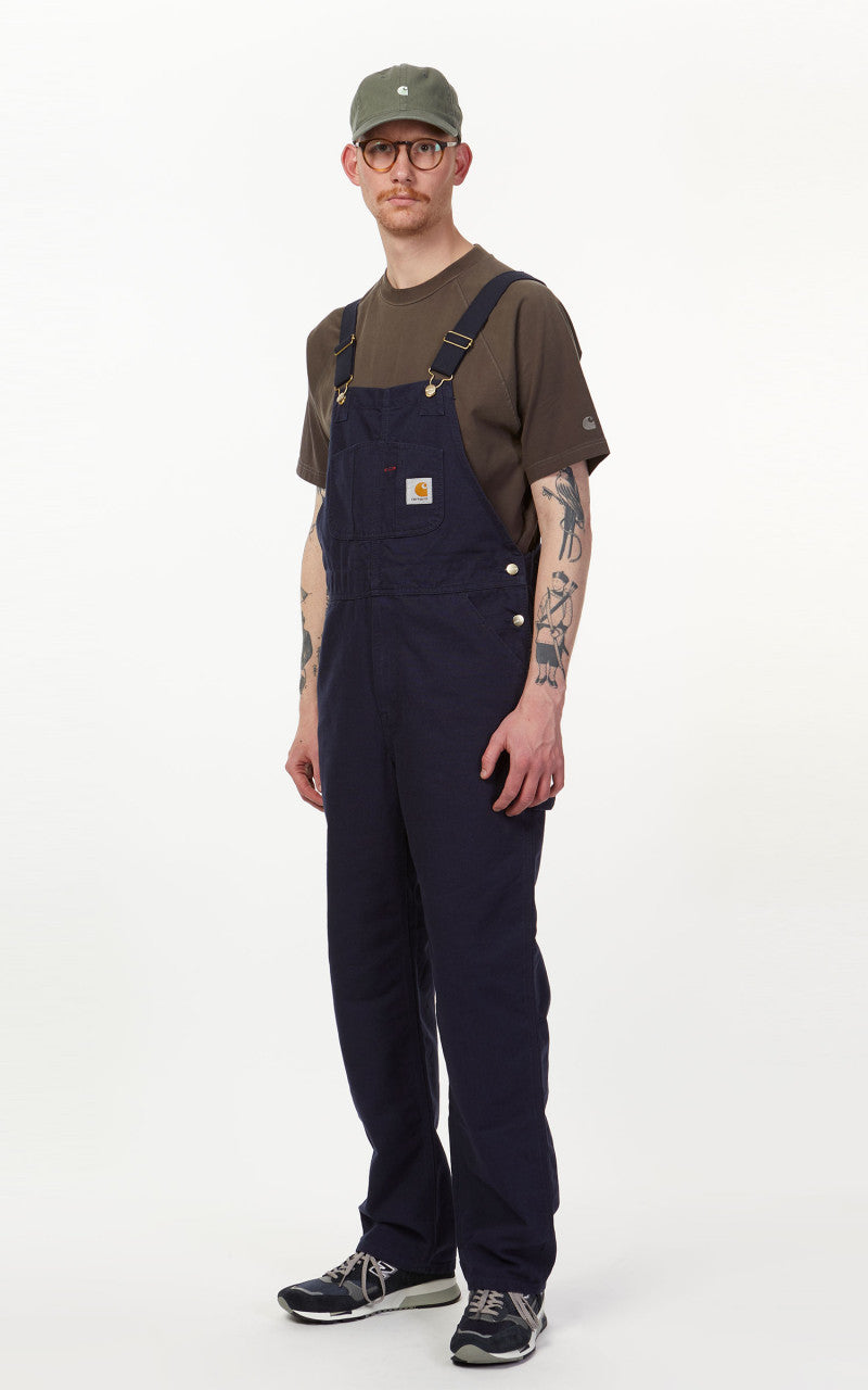 Carhartt WIP Bib Overall Dark Navy Rinsed