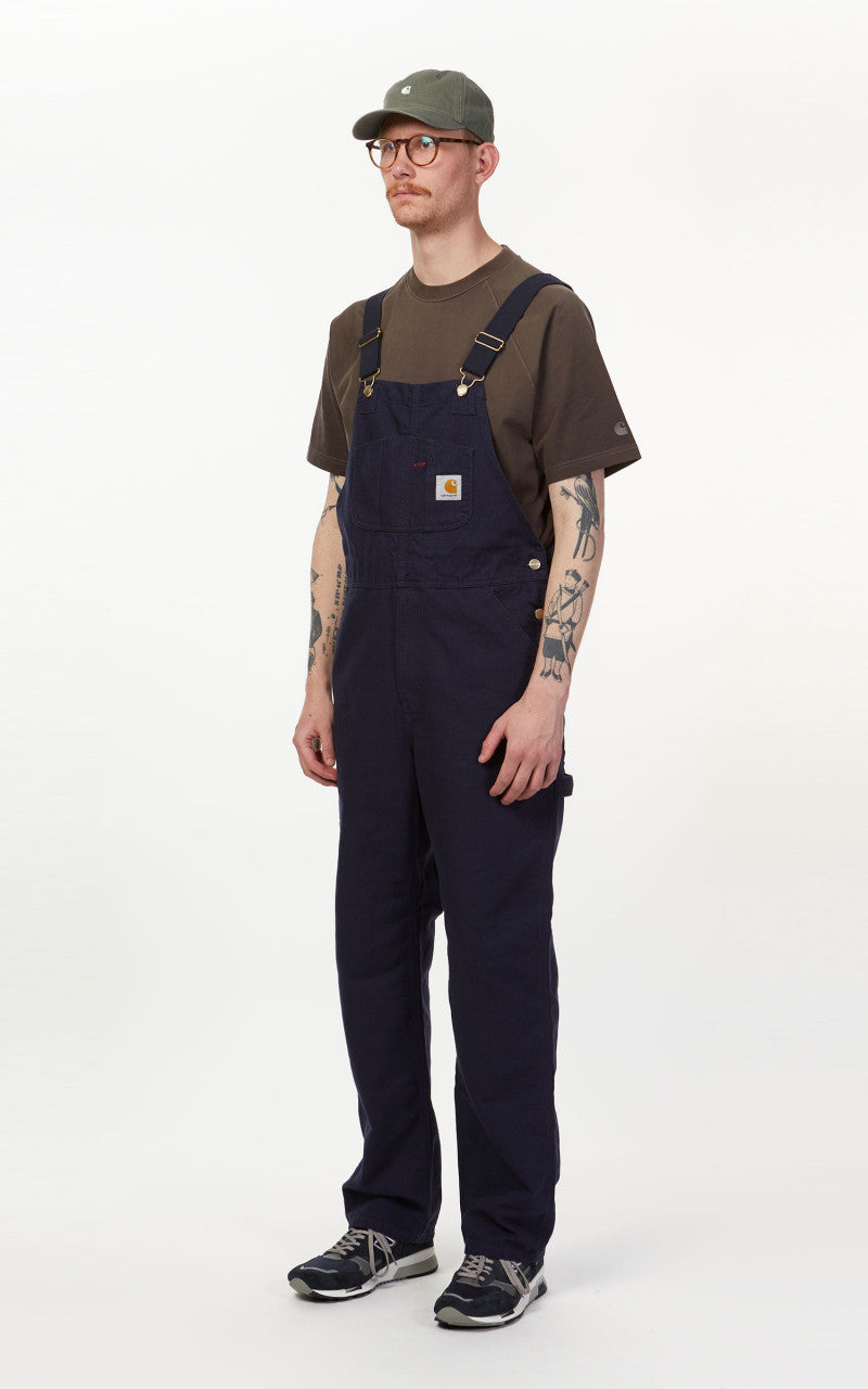 Carhartt WIP Bib Overall Dark Navy Rinsed