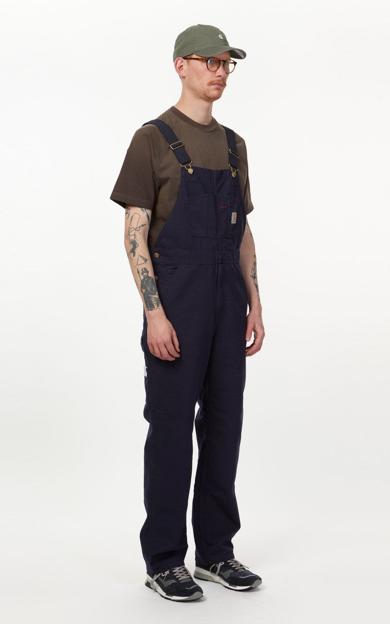 Carhartt WIP Bib Overall Dark Navy Rinsed