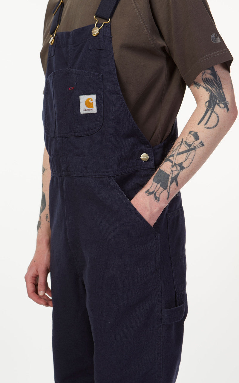 Carhartt WIP Bib Overall Dark Navy Rinsed