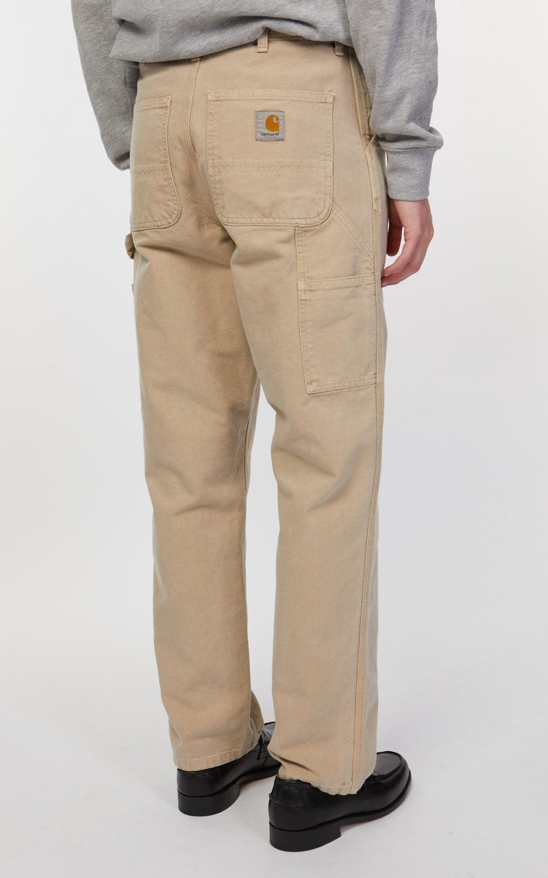 Carhartt WIP Single Knee Pant Dearborn Canvas Faded Dusty Hamilton Brown