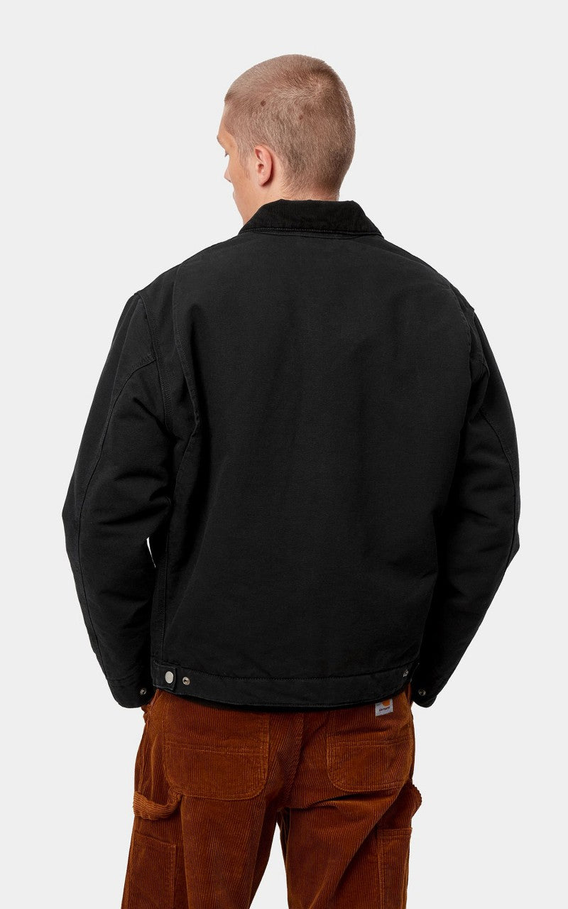 Carhartt WIP OG Detroit Jacket Winter Aged Canvas Black