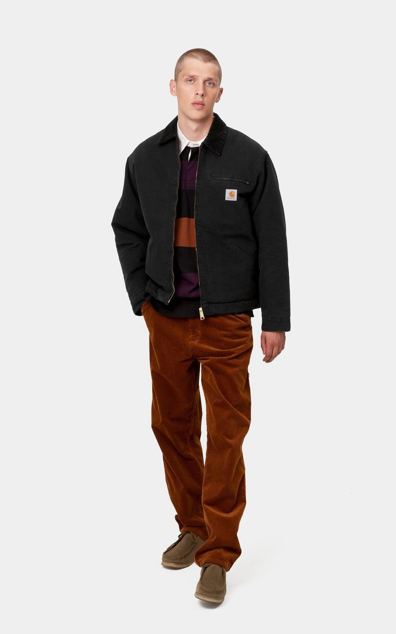 Carhartt WIP OG Detroit Jacket Winter Aged Canvas Black