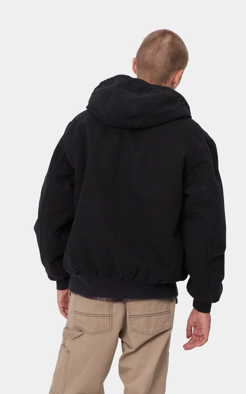 Carhartt WIP OG Active Jacket Dearborn Canvas Aged Black