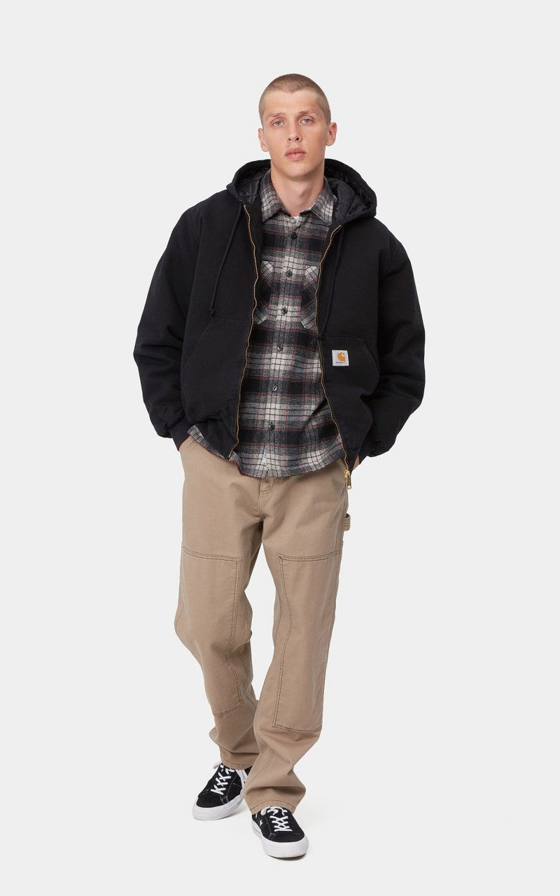 Carhartt WIP OG Active Jacket Dearborn Canvas Aged Black
