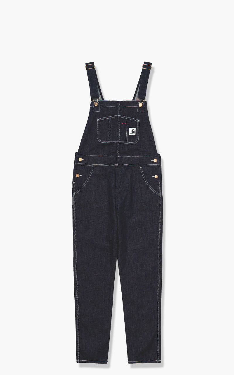 Carhartt WIP W Bib Overall Denim Blue Rinsed
