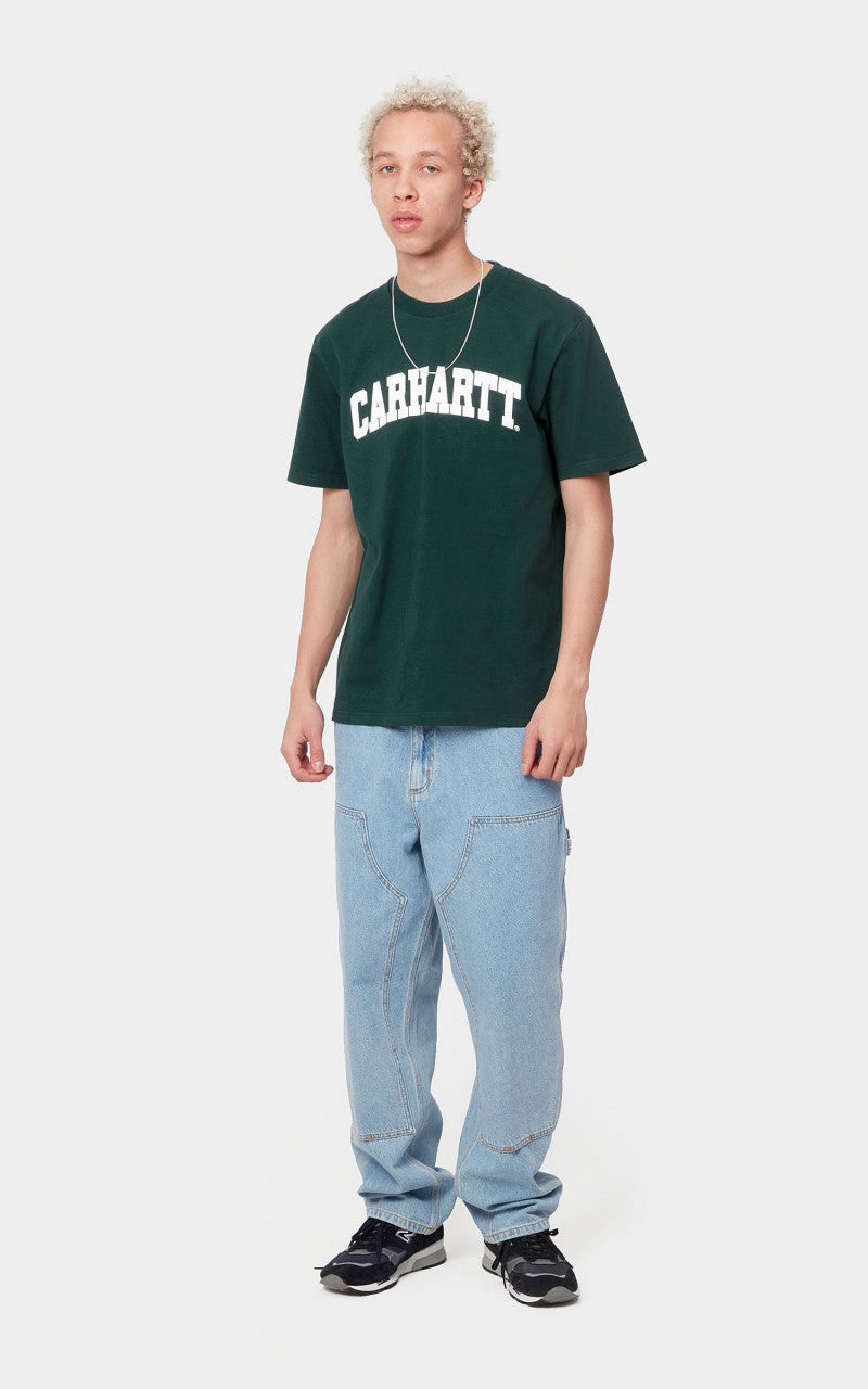 Carhartt WIP S/S University T-Shirt Hedge/White