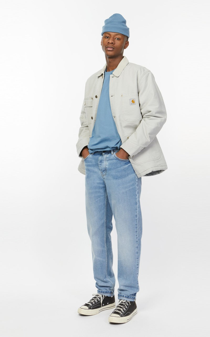 Carhartt WIP Newel Pant Blue Light Used Washed